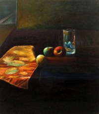 Maqsood Ahmad, 20 x 24 inch, Oil on Board, Still life Painting-AC-MQA-003